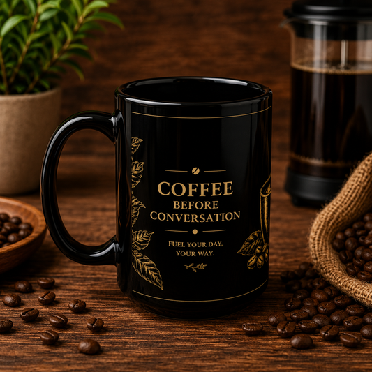Coffee before conversation